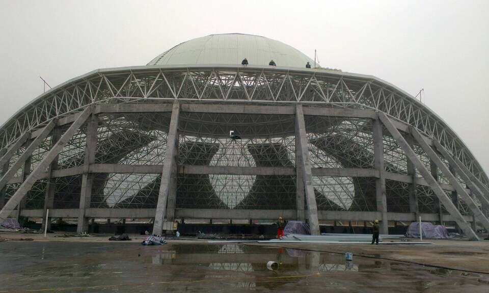 清远温泉馆网架工程