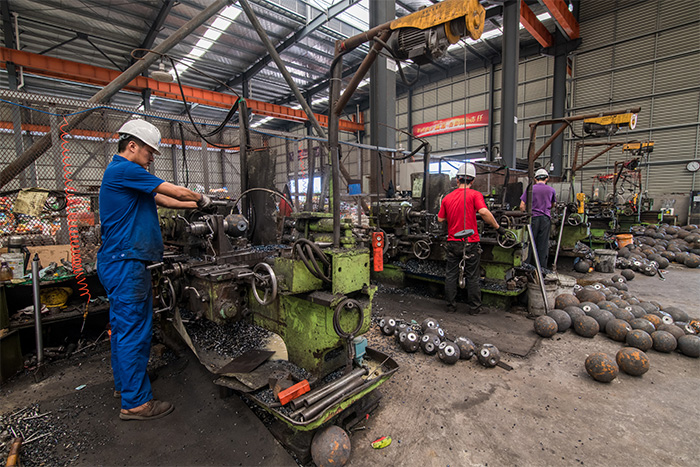 清远网架配件车间